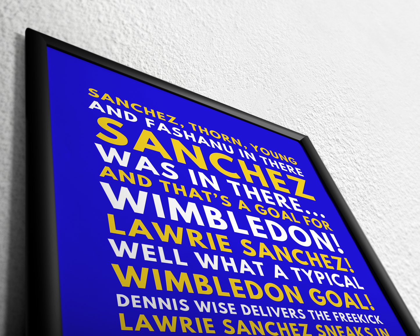 Lawrie Sanchez - Goal for Wimbledon!