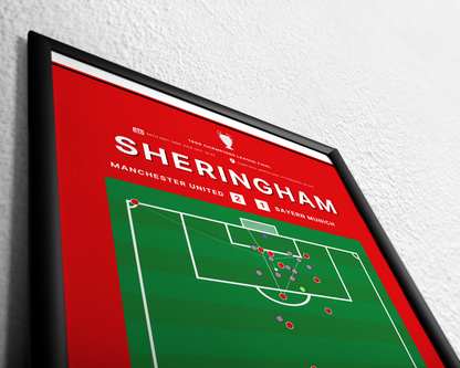 Sheringham's goal vs. Bayern Munich