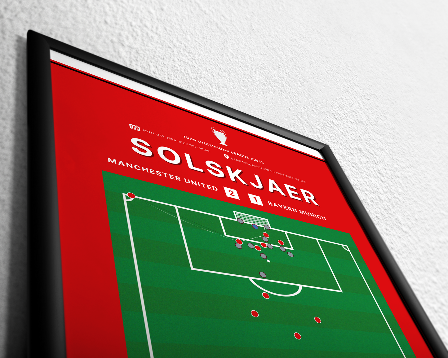 Solskjær's goal vs. Bayern Munich to win the Champions League