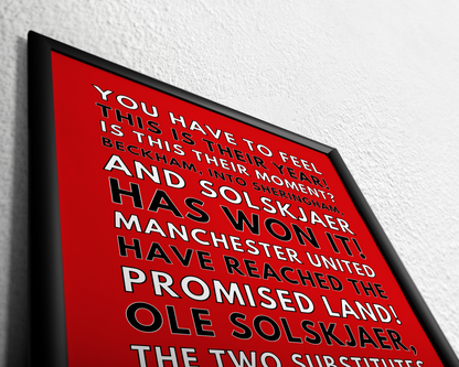 Ole Gunnar Solskjær - The promised land!