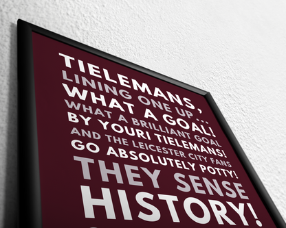 Youri Tielemans - They sense history!