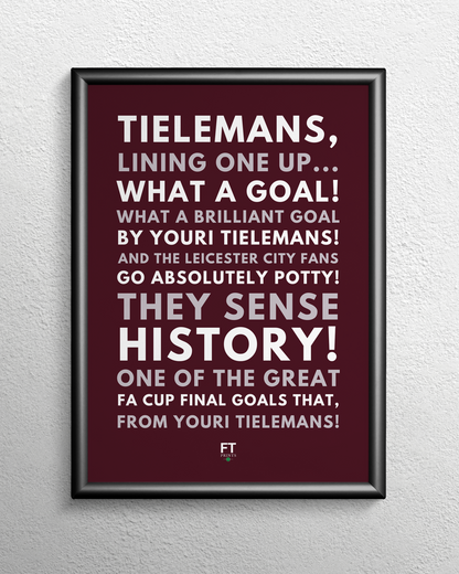 Youri Tielemans - They sense history!