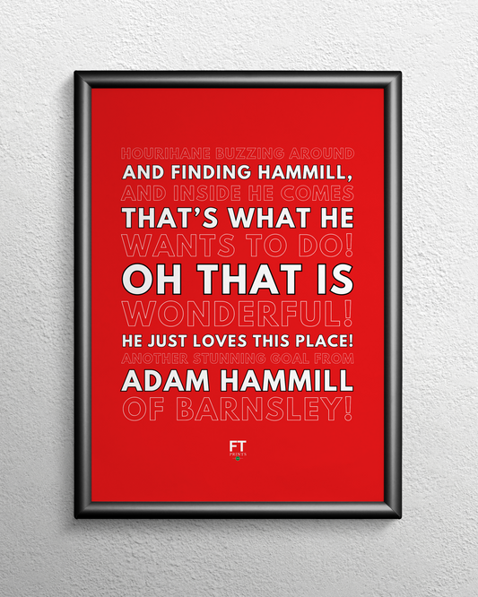 Adam Hammill - That's what he wants to do!