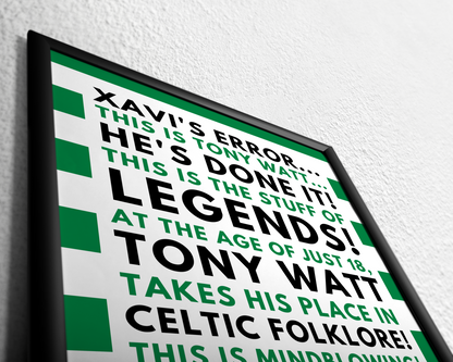 Tony Watt - The stuff of legends!