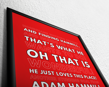 Adam Hammill - That's what he wants to do!