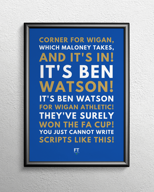 Ben Watson - They've surely won the FA Cup! - Blue