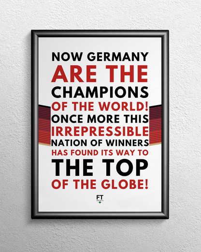 Germany - Champions of the World!