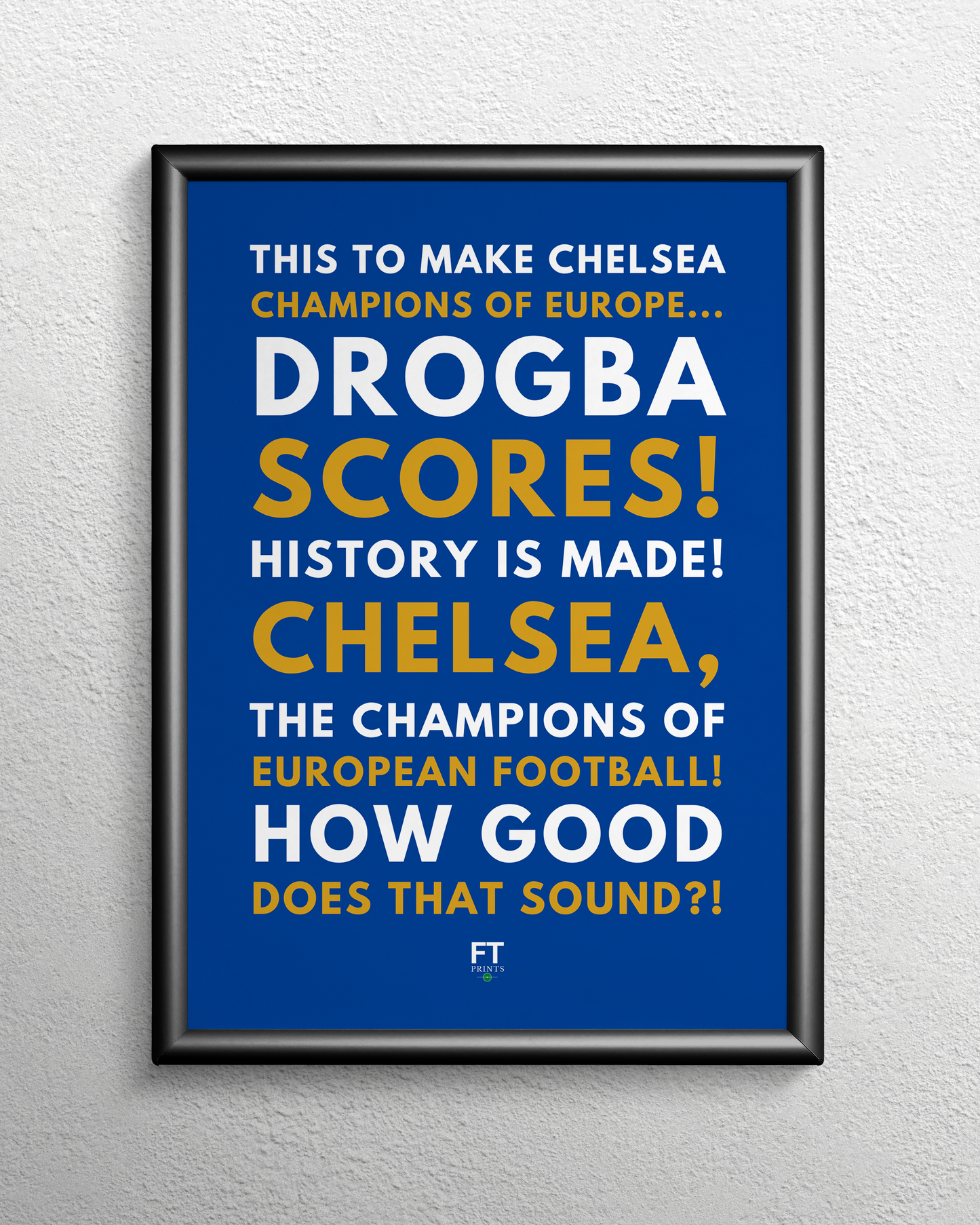 Didier Drogba - Champions of Europe!