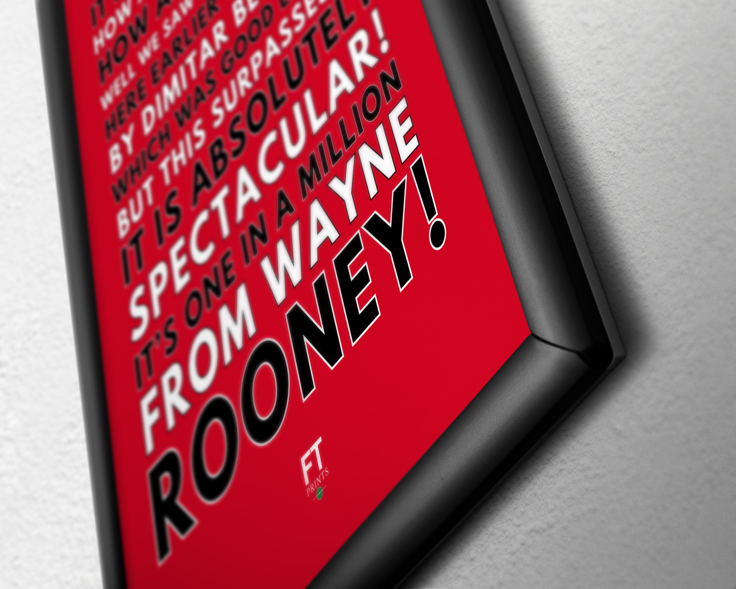 Wayne Rooney - It defies description! How about sensational? How about superb?